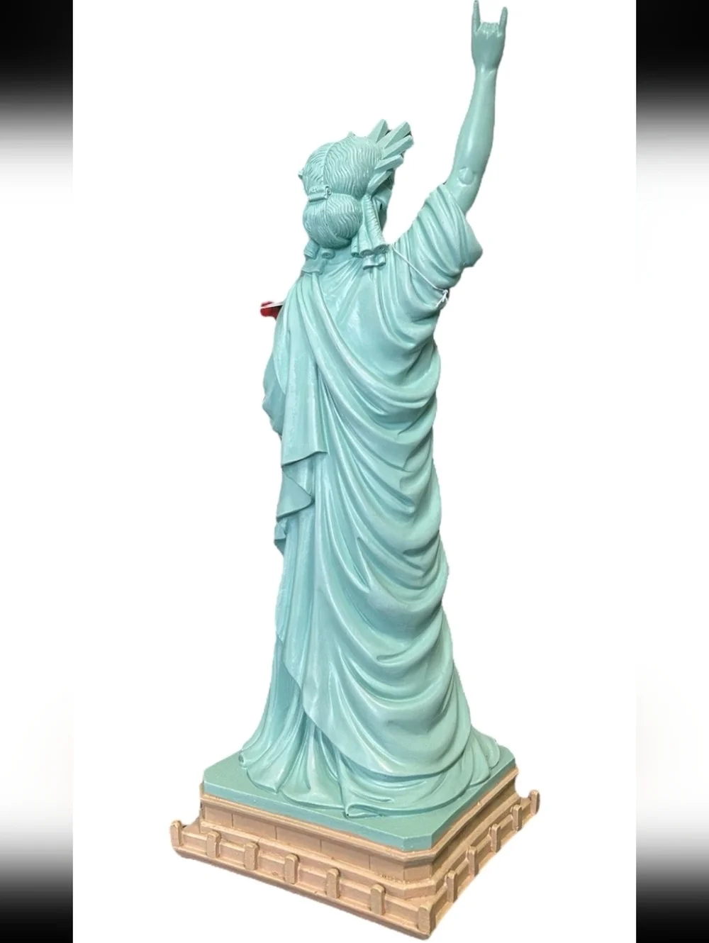 July 4th Patriotic Statue of Liberty with Guitar 17” Seasonal Figurine Statue - Picture 6 of 7